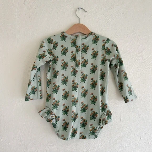 Kate Quinn Floral Ruffle Onesie C016 - Picture 3 of 4